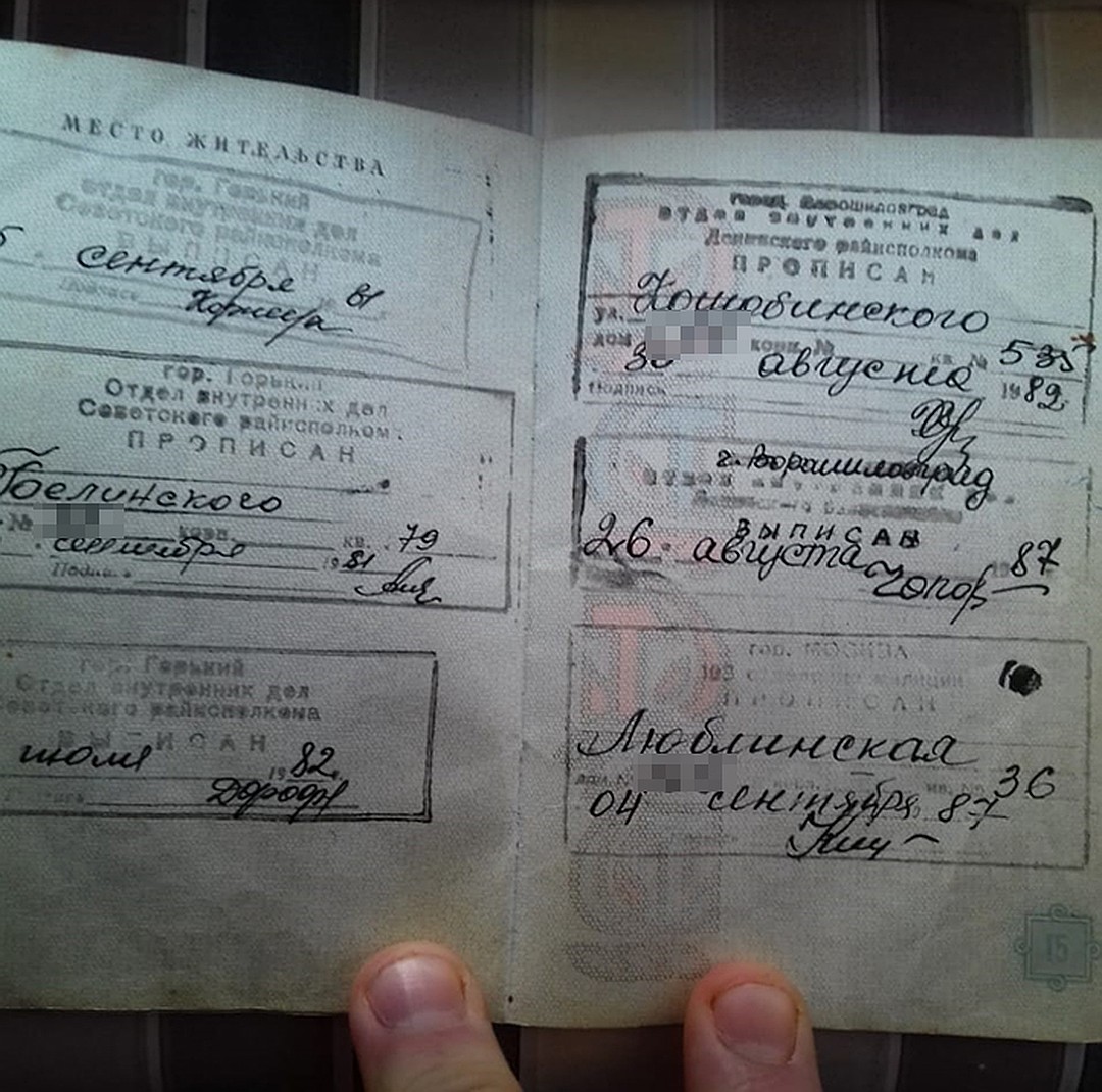 Паспорт Валерия Леонтьева