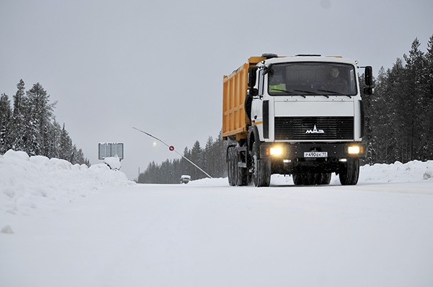 Открылось движение по зимнику Усинск - Нарьян Мар