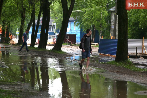 На юге Коми объявили штормовое предупреждение