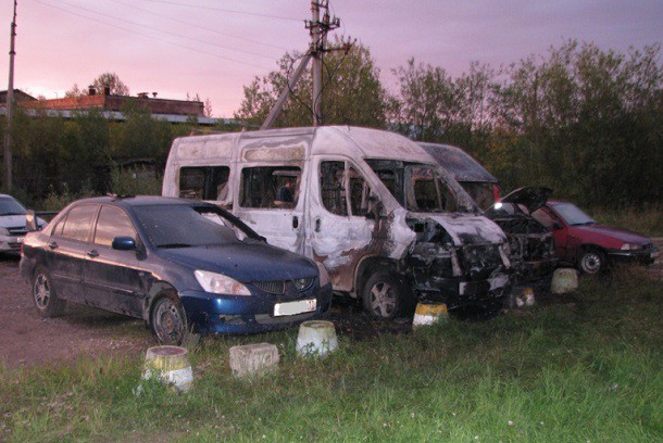 В Ухте задержали «трио» молодых поджигателей